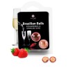 Secret Play Set 2 Brazilian Balls Aroma Fresas Cava