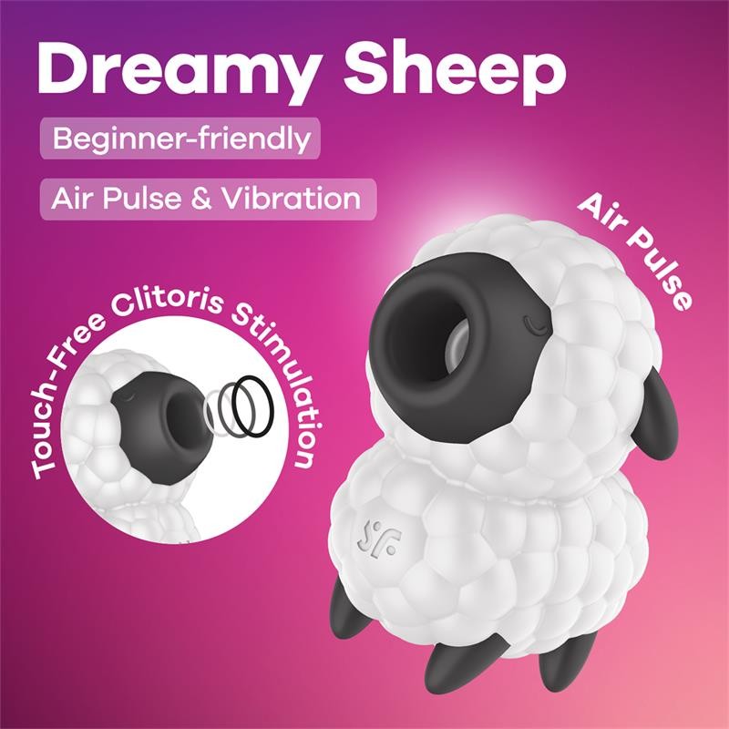 Dreamy Sheep Succionador con Vibración