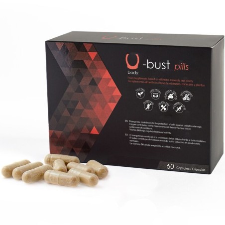 500 COSMETICS - U-BUST CAPSULAS PARA AUMENTO DE PECHOS - 60 CAPSULAS