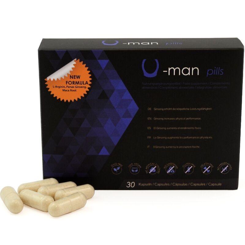 500 COSMETICS - U-MAN AUMENTA EL TAMAÑO DEL PENE Y POTENCIA SEXUAL - 30 CAPSULAS