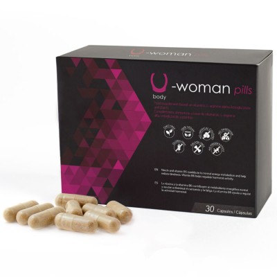 500 COSMETICS - U-WOMAN AUMENTA LA LIBIDO FEMENINA - 30 CAPSULAS
