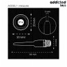 ADDICTED TOYS - Limpiador Anal con Adaptador Universal Modelo 1