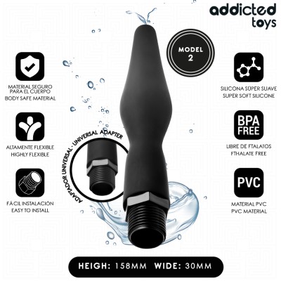 ADDICTED TOYS - Limpiador Anal con Adaptador Universal Modelo 2