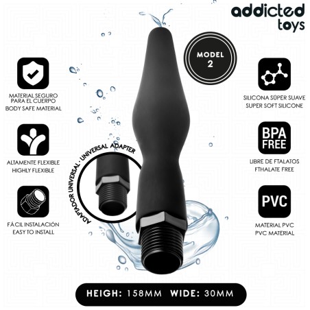 ADDICTED TOYS - Limpiador Anal con Adaptador Universal Modelo 2