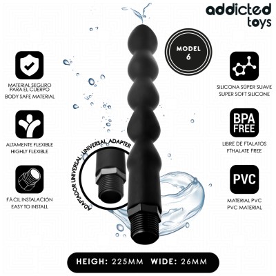 ADDICTED TOYS - Limpiador Anal con Adaptador Universal Modelo 6