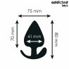 ADDICTED TOYS - Plug Anal Silicón Talla L 8 cm