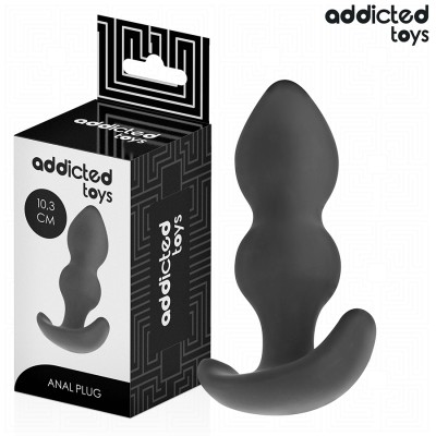 ADDICTED TOYS - PÉNIS DE SILICONE PARA ANUS TALLA S 10.3 CM