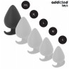 ADDICTED TOYS - Plug anal de silicona tamaño XXL 11 CM