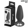 ADDICTED TOYS - Plug anal con joya de silicona tamaño L 12.6 CM