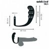 ADDICTED TOYS - Plug anal con anillo de silicona modelo 4