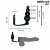 ADDICTED TOYS - Plug anal con anillo de silicona modelo 5