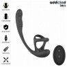 ADDICTED TOYS - Plug anal con vibración y movimiento 360º y estimulador de testículos