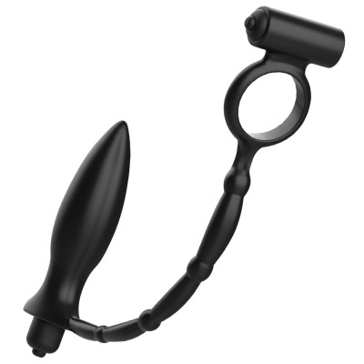 ADDICTED TOYS - Plug anal con anillo vibratorio