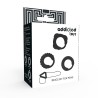 ADDICTED TOYS - CONJUNTO DE ANILLOS C NEGRO