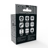 ADDICTED TOYS - CONJUNTO DE ANILLOS C NEGRO