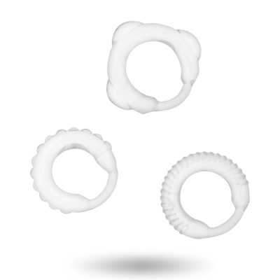 ADDICTED TOYS - CONJUNTO DE ANILLOS C TRANSPARENTE