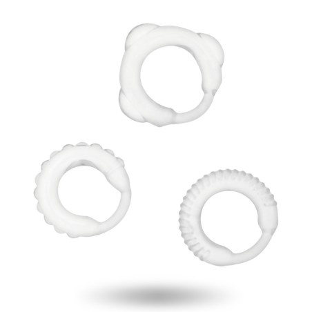 ADDICTED TOYS - CONJUNTO DE ANILLOS C TRANSPARENTE