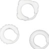 ADDICTED TOYS - CONJUNTO DE ANILLOS C TRANSPARENTE
