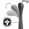 ADDICTED TOYS - MASAJEADOR ANAL DOBLE SILICONE 22.5 CM