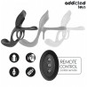 ADDICTED TOYS - ANILLO DE PENE DOBLE CON ESTIMULADOR CLITORAL