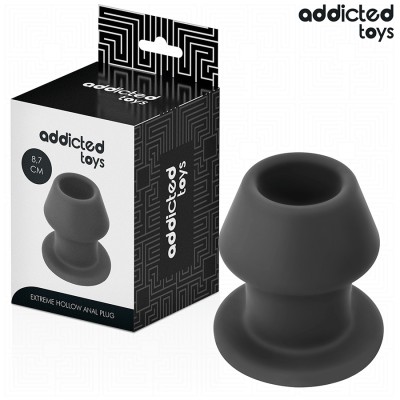 ADDICTED TOYS - PLUG ANAL HUECO EXTREMO SILICONE TALLA M 8.7 CM