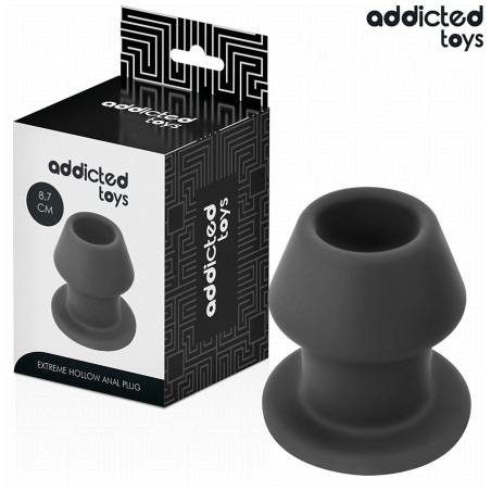 ADDICTED TOYS - PLUG ANAL HUECO EXTREMO SILICONE TALLA M 8.7 CM
