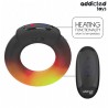 ADDICTED TOYS - ANILLO DE PENE VIBRANTE CON EFECTO DE CALOR CONTROL REMOTO
