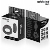 ADDICTED TOYS - ANILLO DE PENE VIBRANTE CON EFECTO DE CALOR CONTROL REMOTO