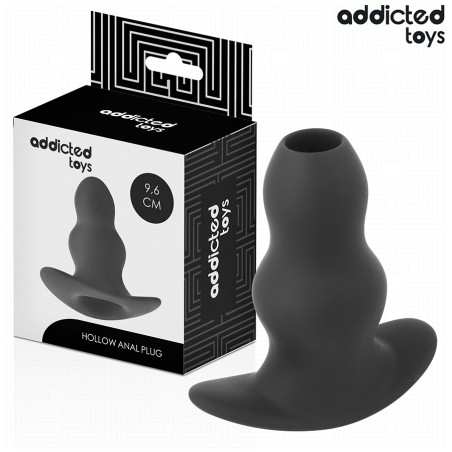 ADDICTED TOYS - PLUG ANAL HUECO SILICONE TALLA M 9.6 CM