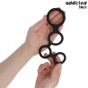 ADDICTED TOYS - ANILLO DE PENE CON DIVISORES PARA TESTÍCULOS
