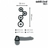 ADDICTED TOYS - ANILLO DE PENE CON DIVISORES PARA TESTÍCULOS