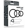 ADDICTED TOYS - CONJUNTO DE ANILLOS PARA PENE NEGRO