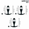ADDICTED TOYS - CONJUNTO DE 3 PUPPY PLUG ANALES SILICONE MODELO 2