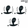 ADDICTED TOYS - CONJUNTO DE 3 PUPPY PLUG ANALES SILICONE MODELO 3
