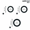 ADDICTED TOYS - CONJUNTO DE ANILLOS SILICONE PLANOS