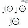 ADDICTED TOYS - CONJUNTO DE ANILLOS SILICONE MODELO 2
