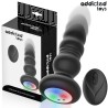 ADDICTED TOYS - PUPPY PLUG ANAL VIBRANTE CON LED Y CONTROL REMOTO