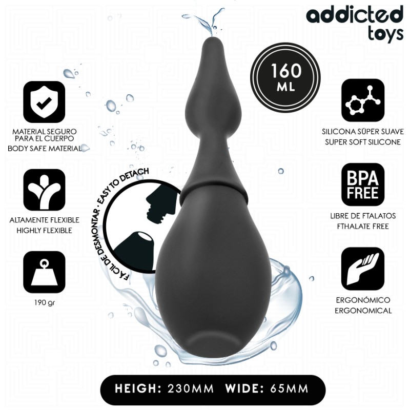 ADDICTED TOYS - LIMPIADOR PORTÁTIL DE SILICONE MODELO 1