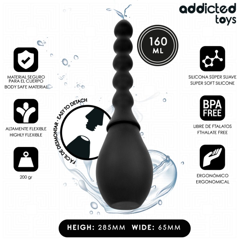 ADDICTED TOYS - LIMPIADOR PORTÁTIL DE SILICONE MODELO 2