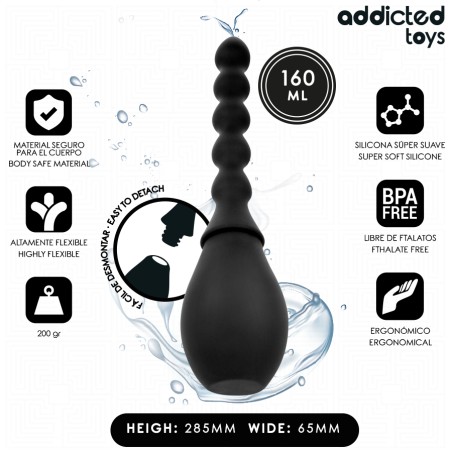 ADDICTED TOYS - LIMPIADOR PORTÁTIL DE SILICONE MODELO 2
