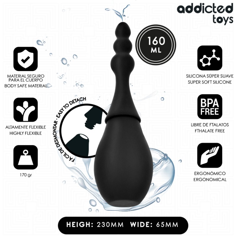 ADDICTED TOYS - LIMPIADOR PORTÁTIL DE SILICONE MODELO 4