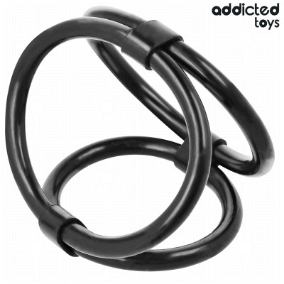ADDICTED TOYS - ANILLO TRIPLE PENE