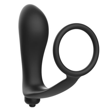 ADDICTED TOYS - INYECTOR ANAL VIBRATORIO CON ANILLO PENE