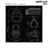 ADDICTED TOYS LOCKED - CÁMARA PENE INMUTABLE 9 CM