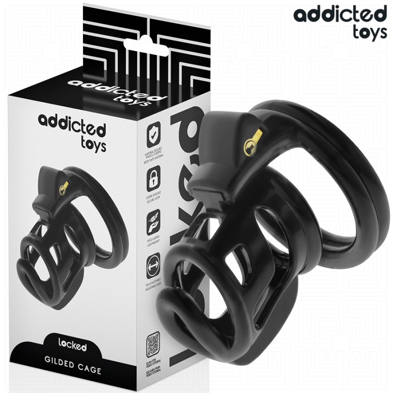 ADDICTED TOYS LOCKED - CÁMARA PENE SILICONE GILDEN 8.5 CM