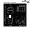 ADDICTED TOYS LOCKED - CÁMARA PENE SILICONE GILDEN 8.5 CM