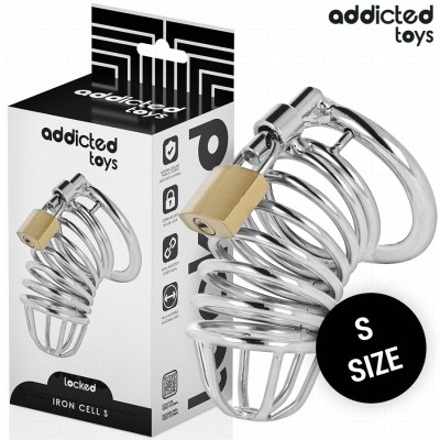 ADDICTED TOYS LOCKED - CÁMARA PENE METAL IRON CELL 4 CM TAMAÑO S