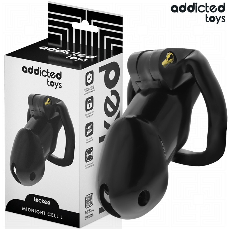 ADDICTED TOYS LOCKED - CÁMARA PENE MINDNIGHT CELL TAMAÑO L