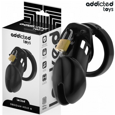 ADDICTED TOYS LOCKED - CÁMARA PENE OBSIDIAN HOLD TAMAÑO M