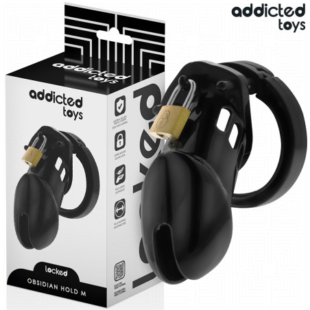 ADDICTED TOYS LOCKED - CÁMARA PENE OBSIDIAN HOLD TAMAÑO M